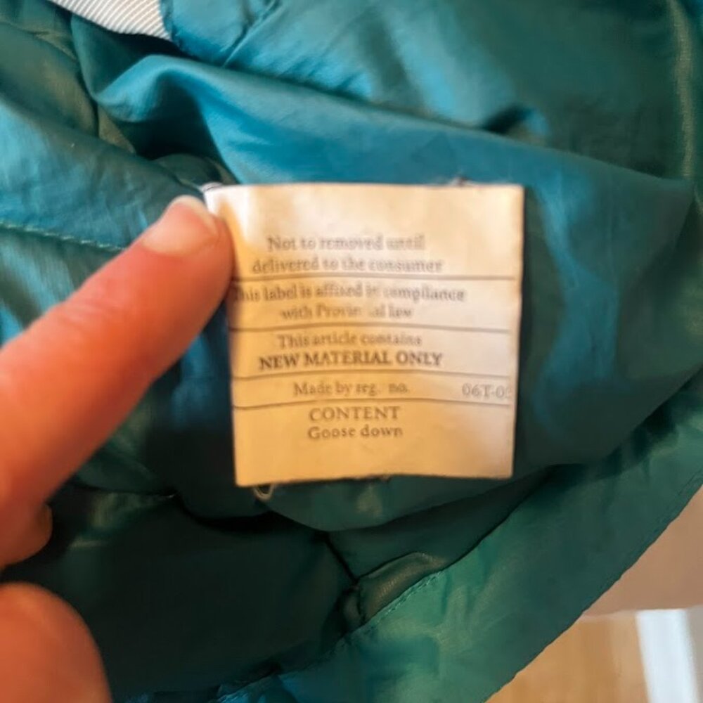 Patagonia Blue Hooded Puffy Jacket - S - Picture 3 of 6
